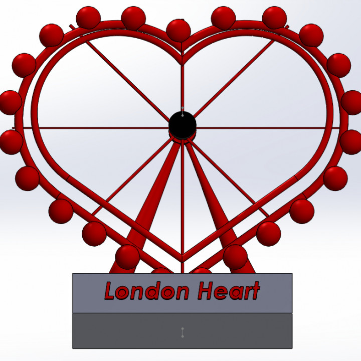 Not London eye But London Heart image