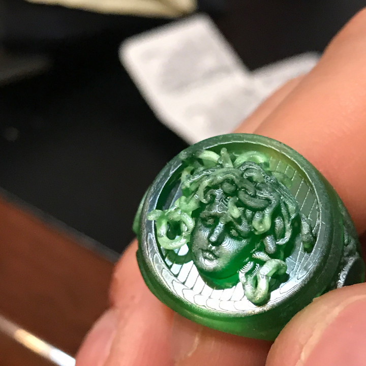 Medusa Head Ring image