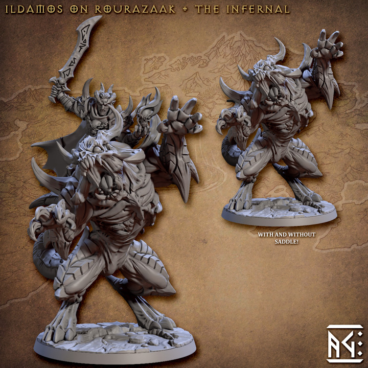 Ildamos on Rourazaak the Infernal - Abyss Demon Hero + Beast image