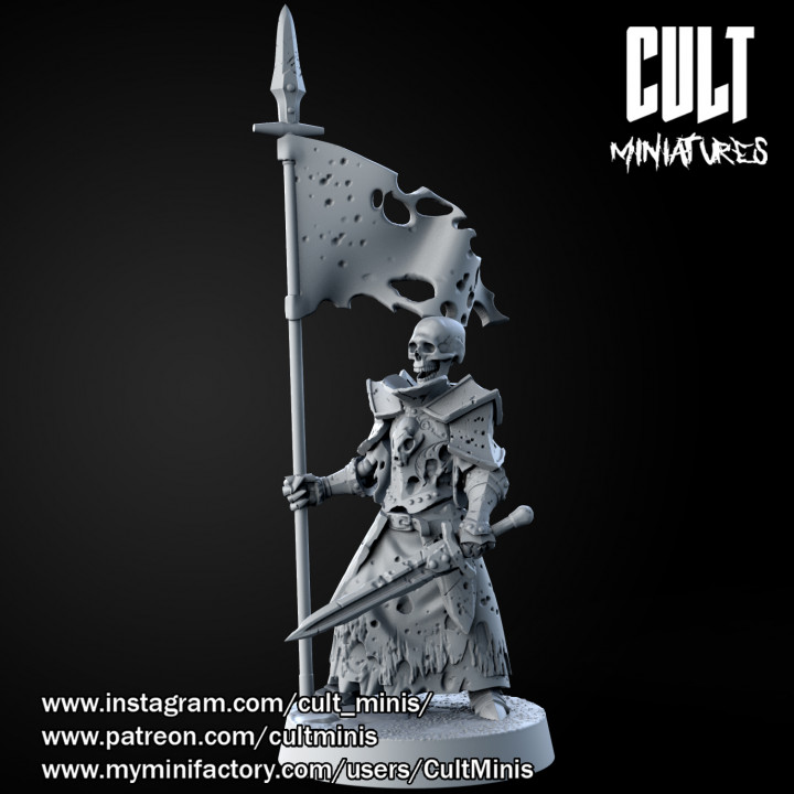 3D Printable Dead Knight Regiment by Cult Miniatures