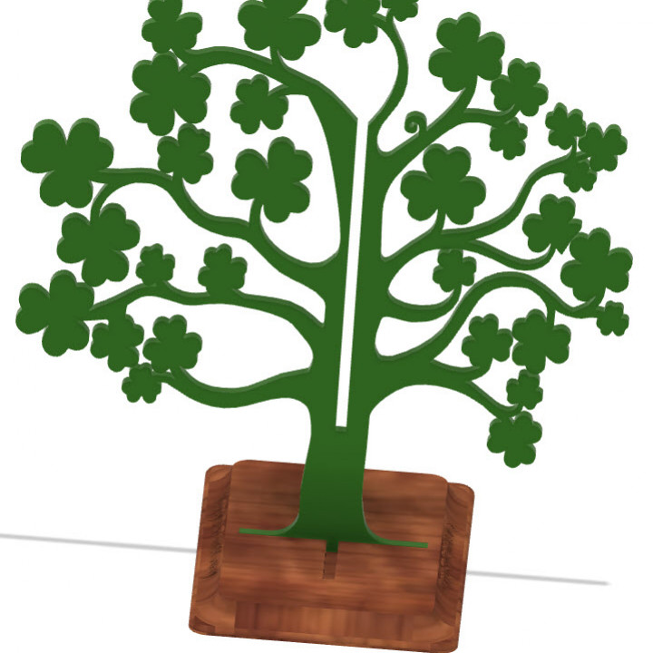 Saint Patrick's Day Clover Tree image