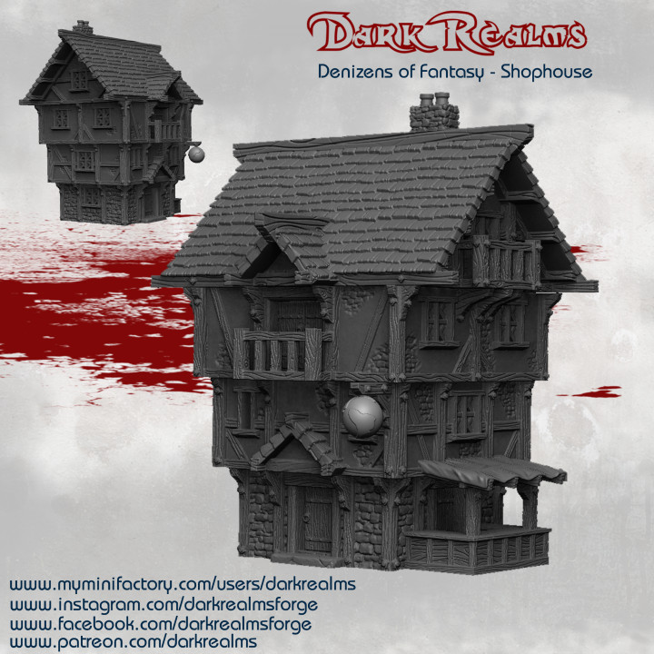 Dark Realms Denizens of Fantasy - Shophouse image