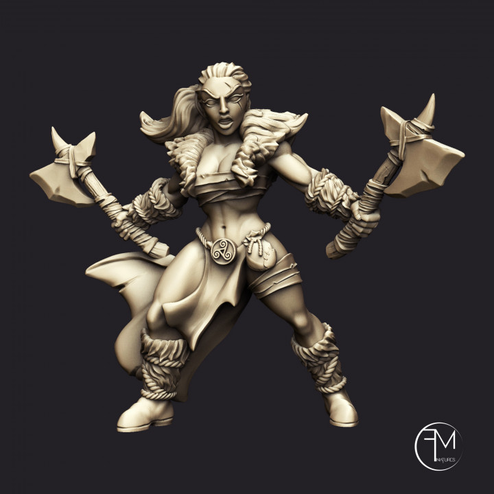 Barbarian Blademasters - 3 Units (AMAZONS! Kickstarter) image