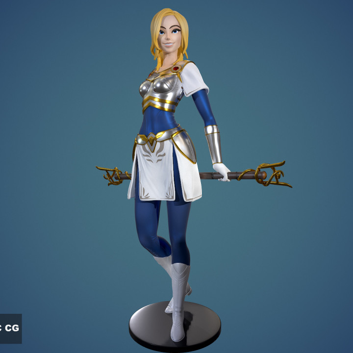 3D Printable Lux Bust by Inaki Del castillo