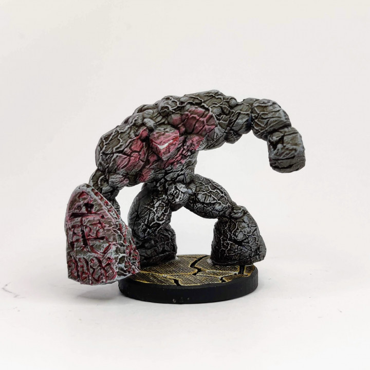 3D Printable Rune Golem by ELI 3D