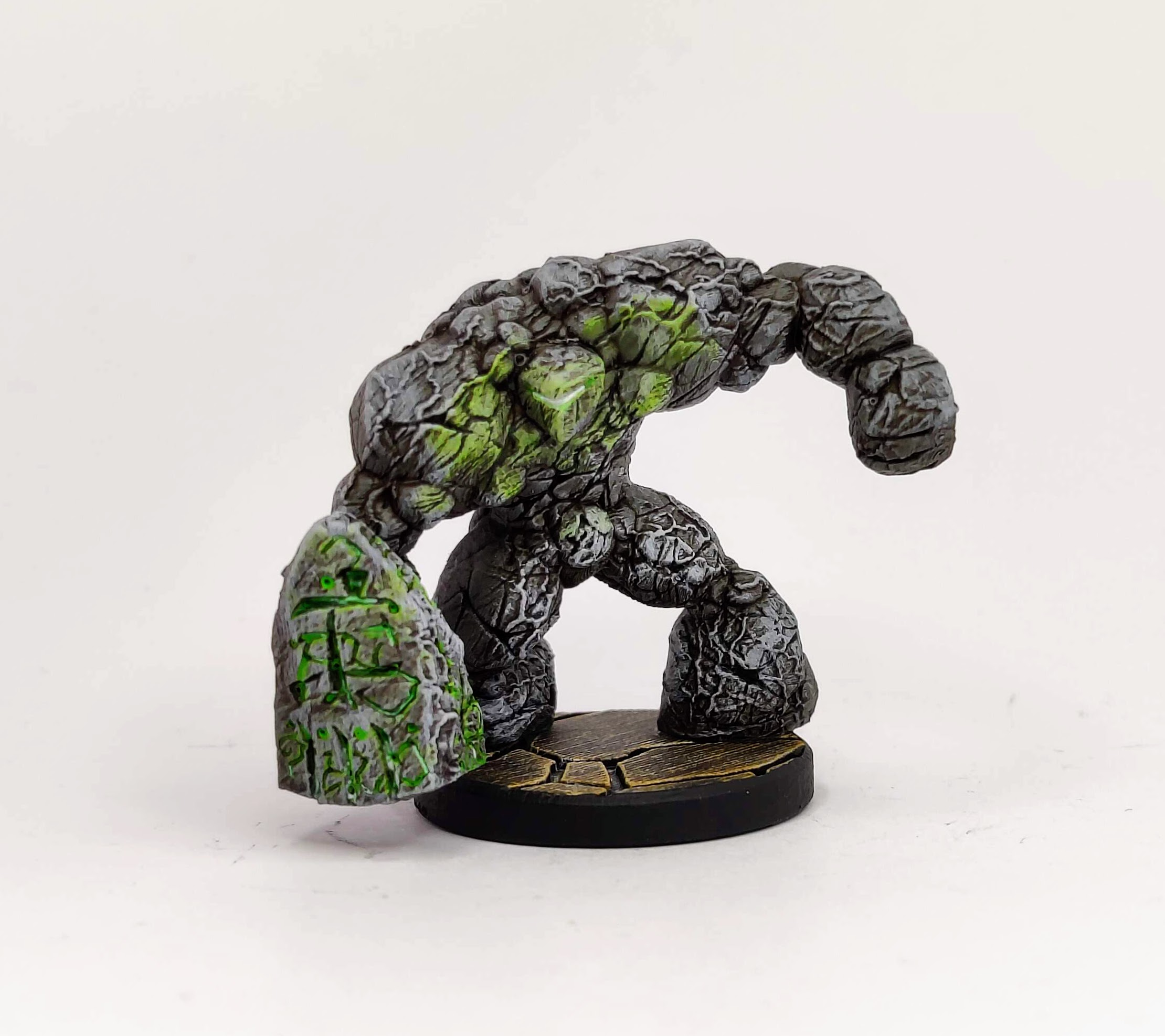 3D Printable Stone Golem by Miniatures of Madness