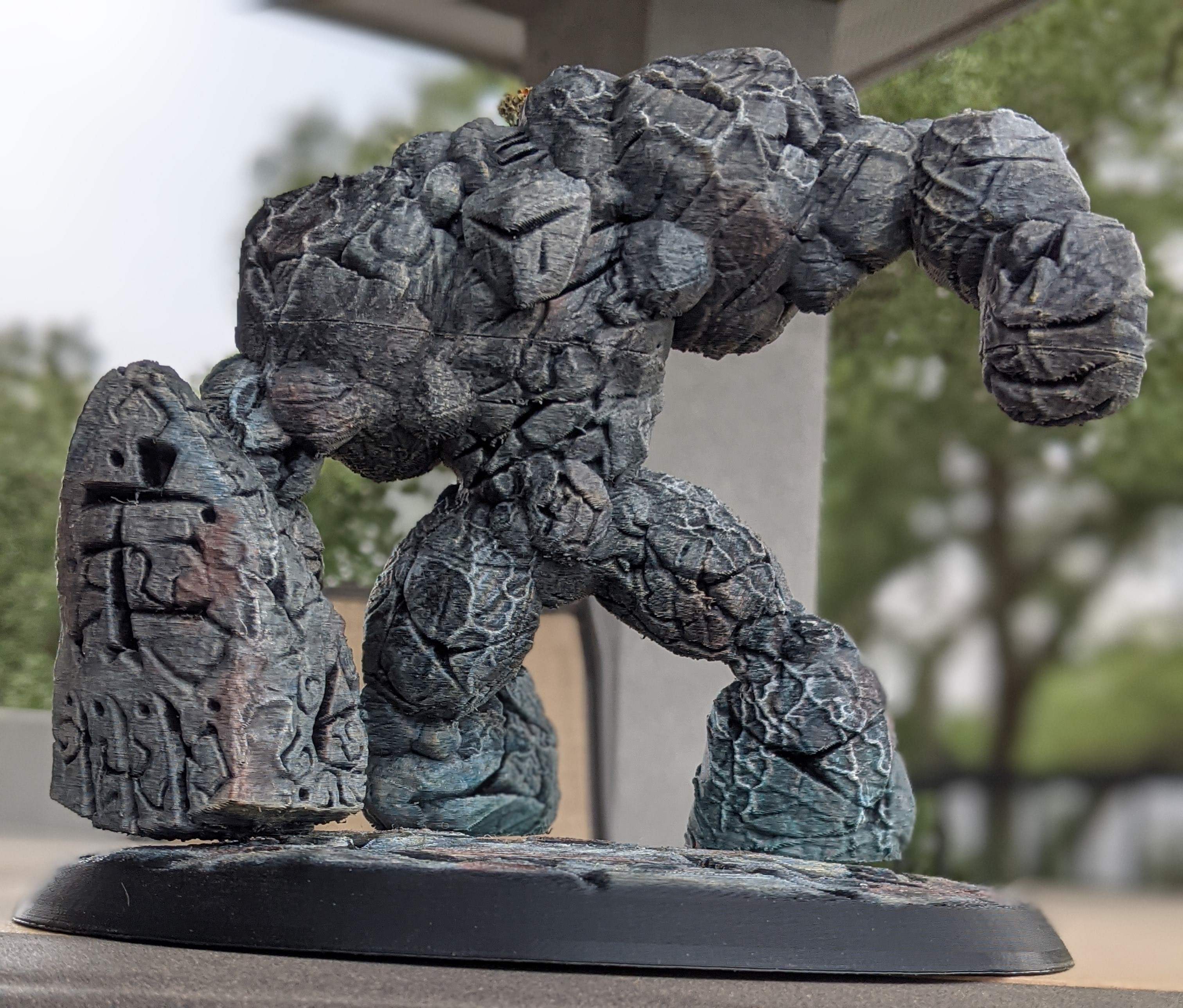 3D Printable Stone Golem 4 free test by ARTMARKEVYCH