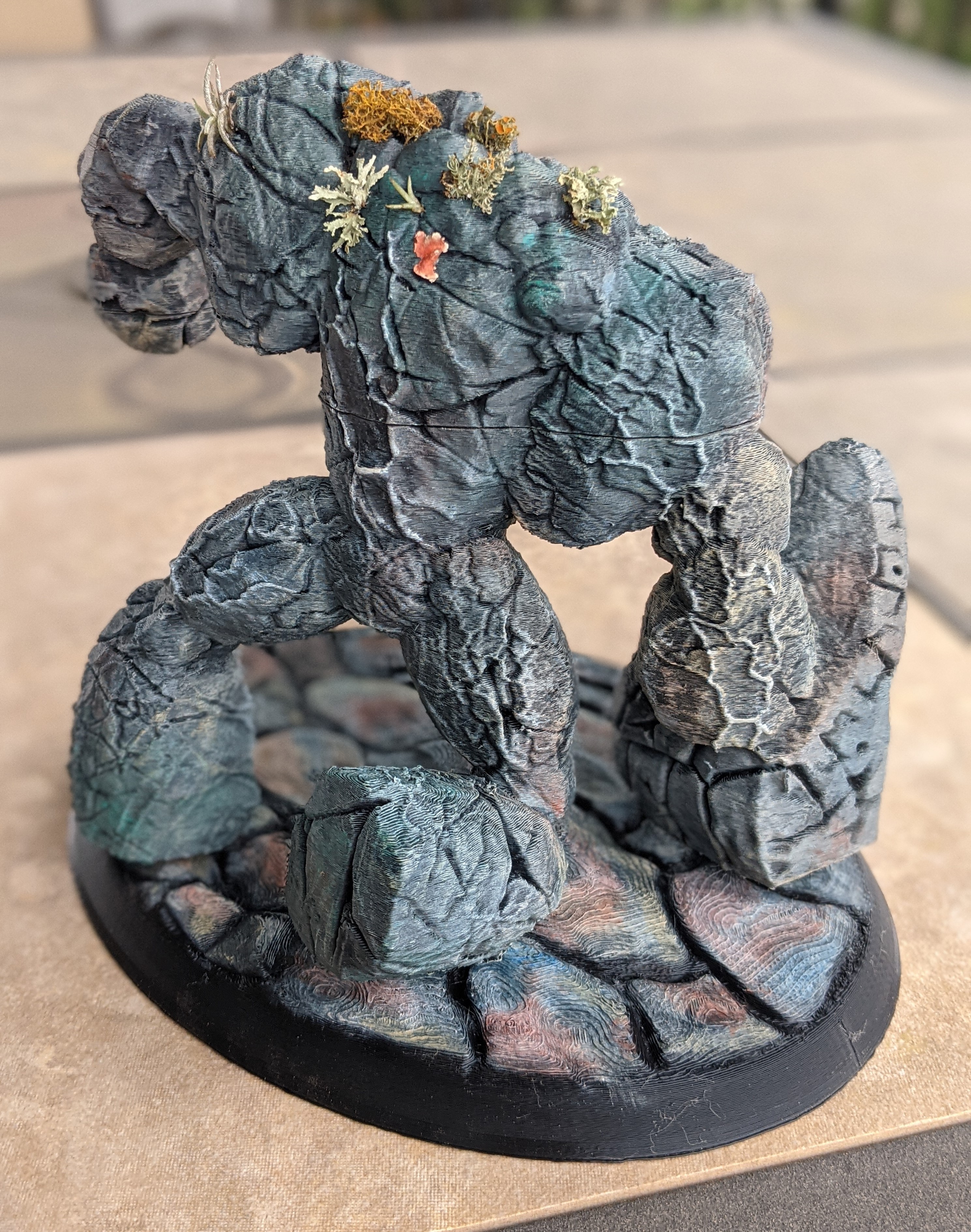 3D Print of Stone Golem by Ginkon