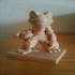 Frogfolk Villager With Child print image