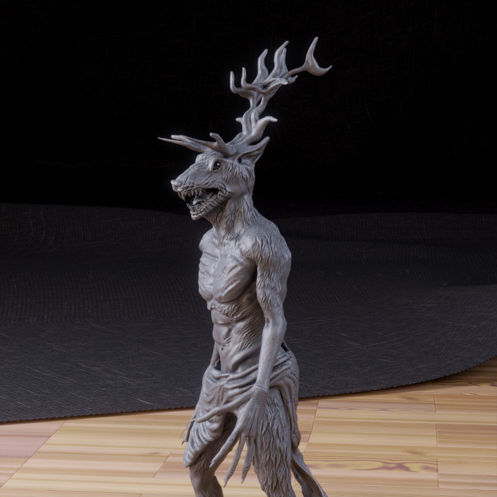 3D Printable Wendigo by Andrea Crazer