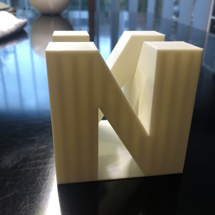 letter-N 3d image