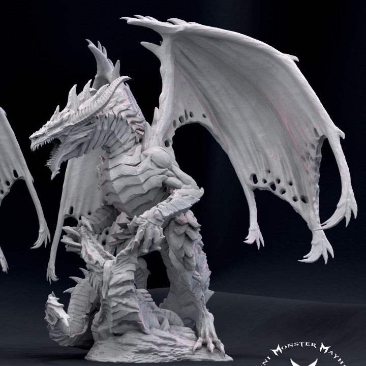 Vile Steel Dragon (Gargantuan size) image