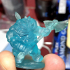 Dwarven Barbarian Miniature - pre-supported print image