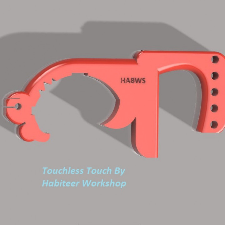 Touchless Touch hook for keeping hands from contacting surfaces image