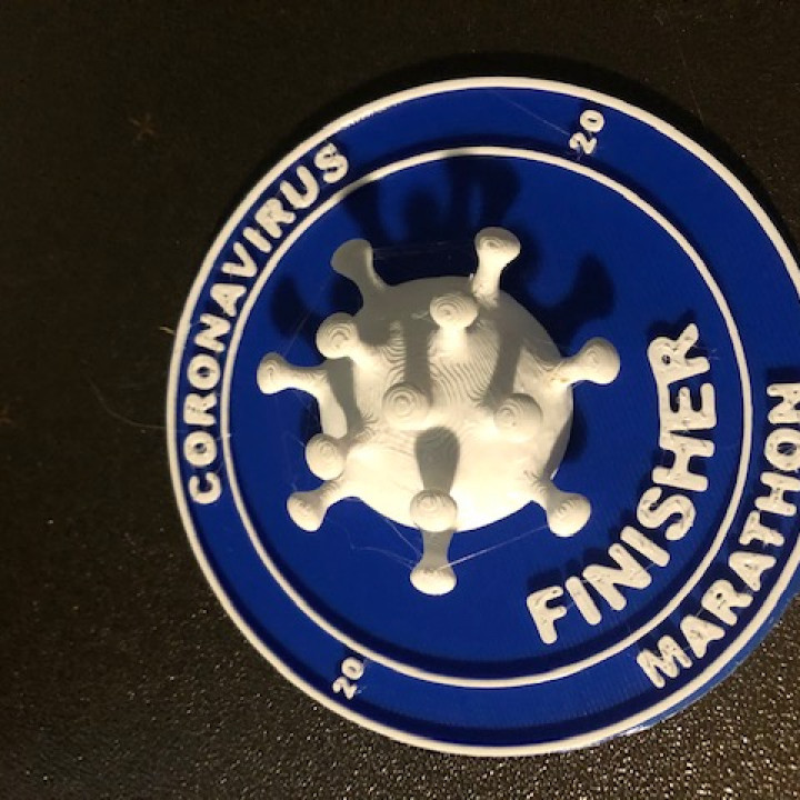 Coronavirus 5K-Ultra Finisher Medals image