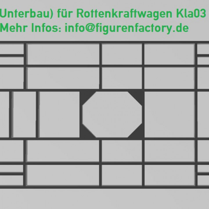 1:43 Gerippe für Rottenkraftwagen Kla03 und Klv53 (2) image