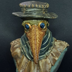 Picture of print of Plague Doctor [Pre-Supported]