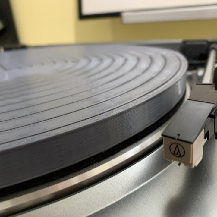 Turntable record player object adapter image