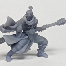 Picture of print of Male RPG Monk - Human, Elf, Half Orc, Tiefling - 32mm miniature