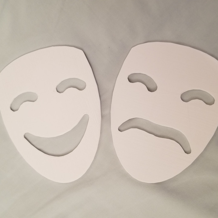 Theater Comedy Tragedy Masks image