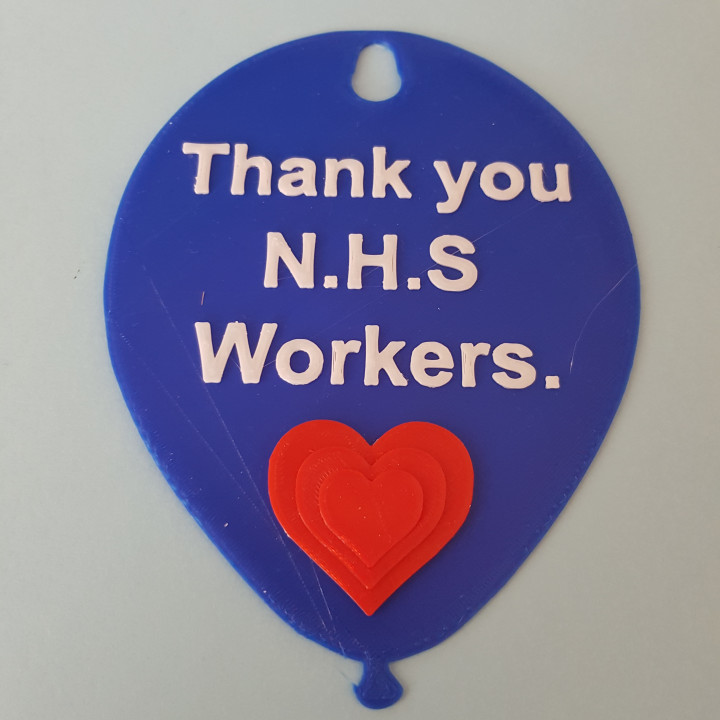 NHS thank you balloon image