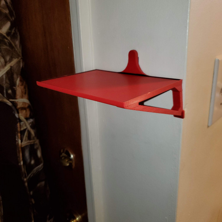 3D Printable Command Strip Shelf by Luke Hatcher