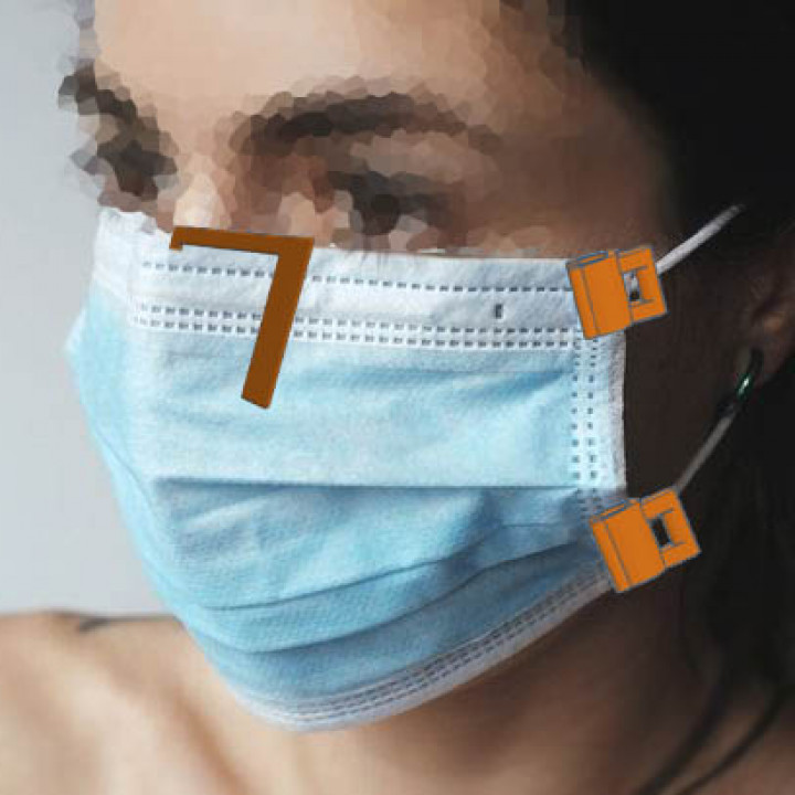 Build masks Kit with not having to Sew, include Nose clip image