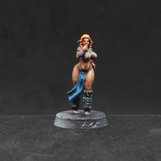 Picture of print of Firbolg pin up support ready