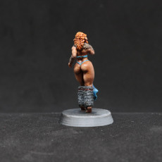 Picture of print of Firbolg pin up support ready