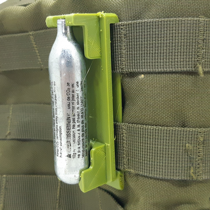 MOLLE Compatible 12g CO2 Cartridge Holder image