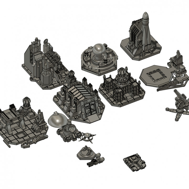 3D Printable Soviet War Factory Red Alert 2 by JB Fortaleza