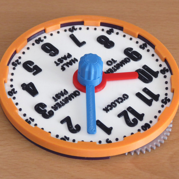 Geared Learning Clock image