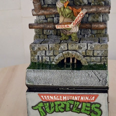 Picture of print of Teenage Mutant Ninja Tortle - Michelanzadough Miniature - Pre-Supported