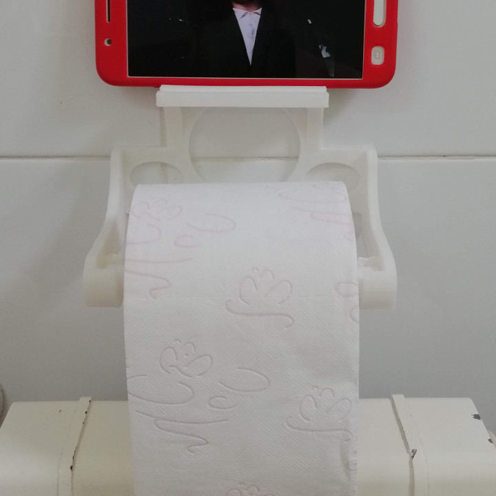 Toilet Paper & Phone Holder image