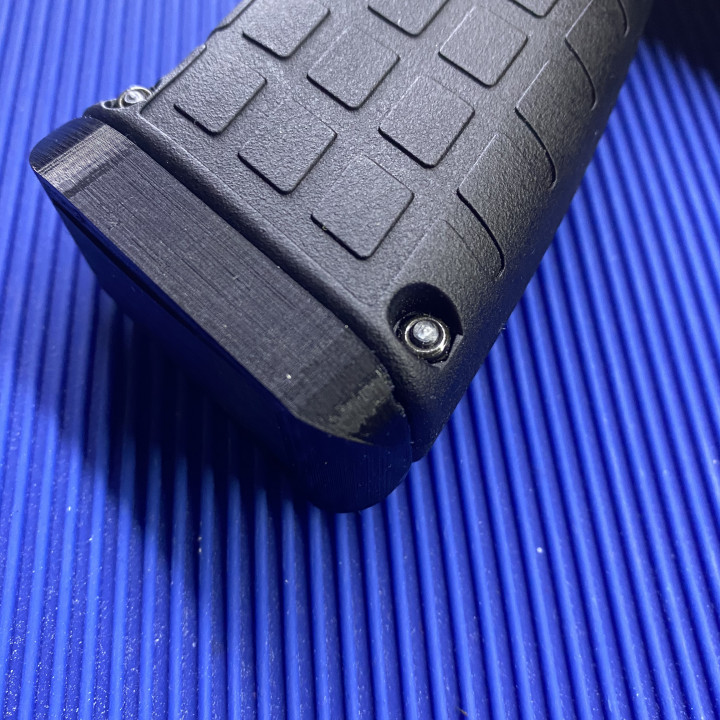 3D Printable Keltec KSG Pistol Grip end Cap by Charles T Reiser