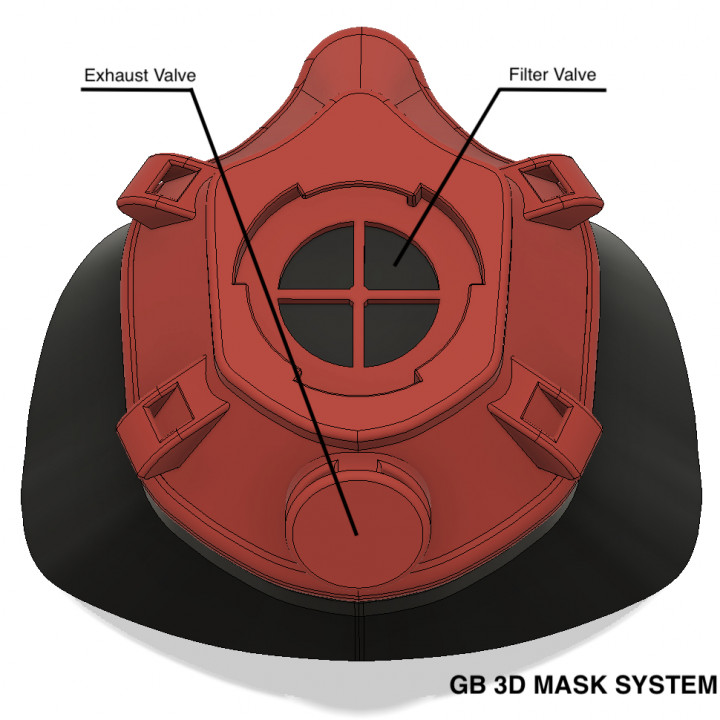 COVID-19 - GB 3D MASK SYSTEM N95 - PROTECT image