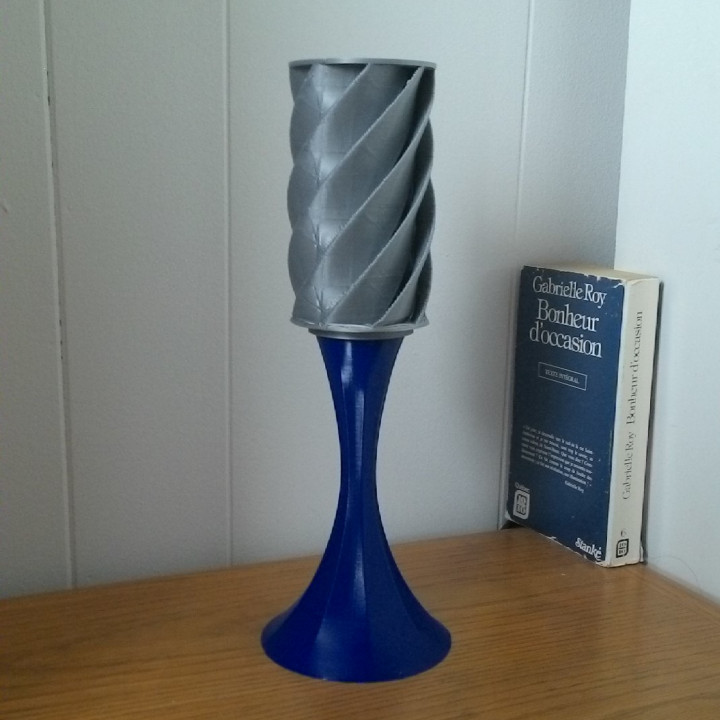 3D Printable Kinetic Mood Lamp Vertical Wind Turbine Model (VAWT) by ...