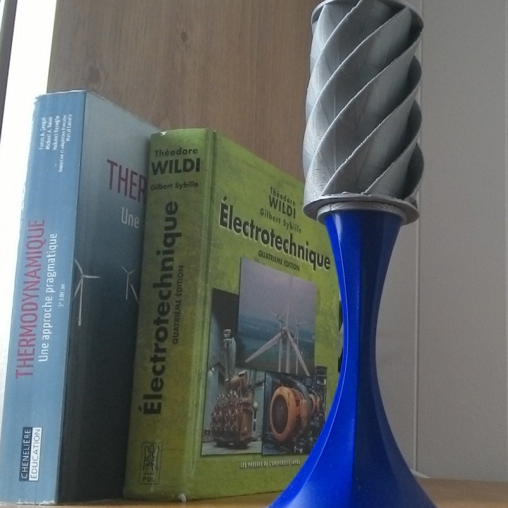 Kinetic Mood Lamp Vertical Wind Turbine Model (VAWT) image