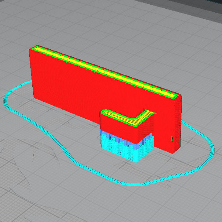 3D Printable Hook for HeavyDuty Boltless Shelving by Donald Sayers