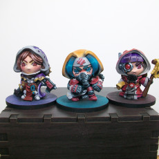 Picture of print of Siblings of conflict 1st 5 hero pack