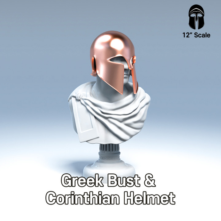 Greek bust and Corinthian Helmet Pack *Updated 03/24/2023 image