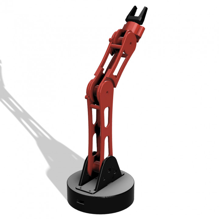 3D Printable Arduino Robotic Arm by IDeMa 3D