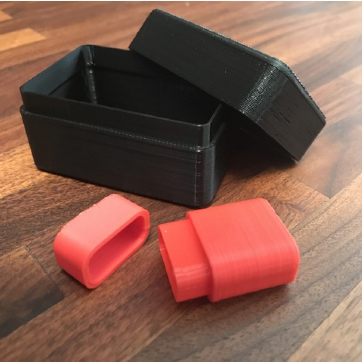 3D Printable Box with lid (Fusion 360 parametric) by sagdusmir
