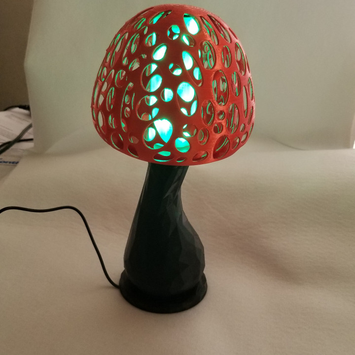 Low Poly Magic Shroom Mood Lamp image
