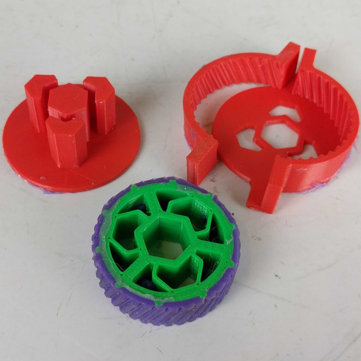 Comolded Silicone Wheels for 150g combat robot image