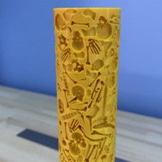 Picture of print of Texture rolling pin bones