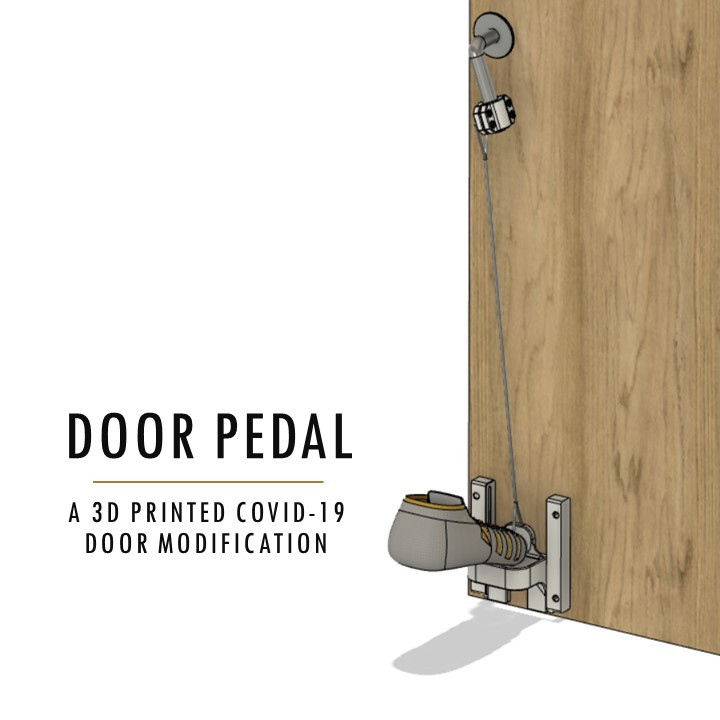 Door Pedal: A 3D Printed COVID-19 Door Modification image