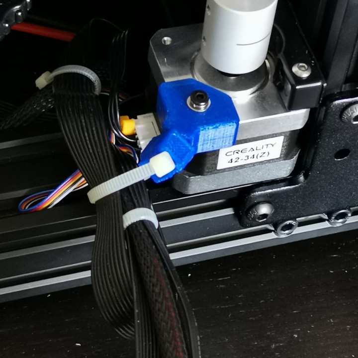 Swiveling Cable-tie Anchor for Ender 3 image