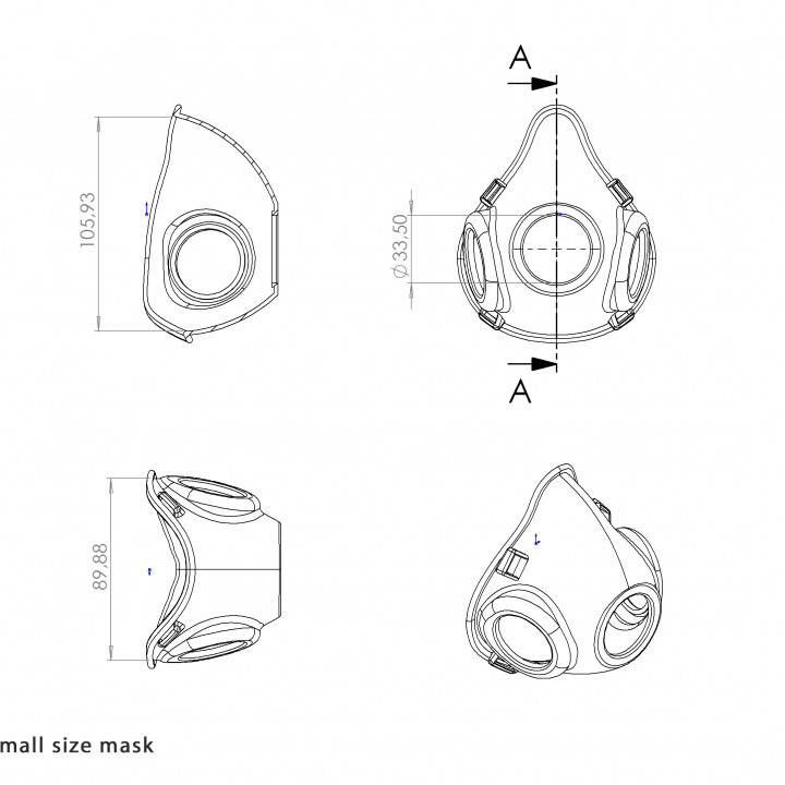 COVID-19 protection mask image