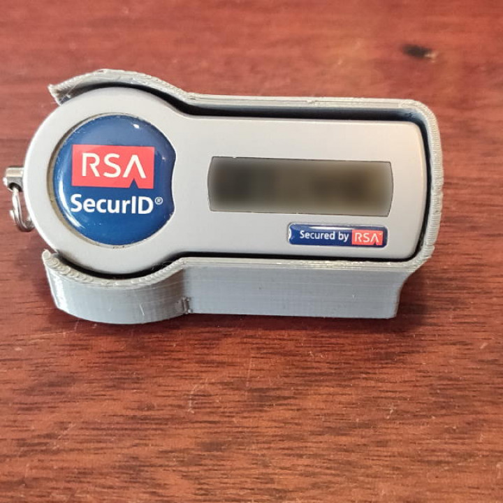 RSA SecurID angled holder image